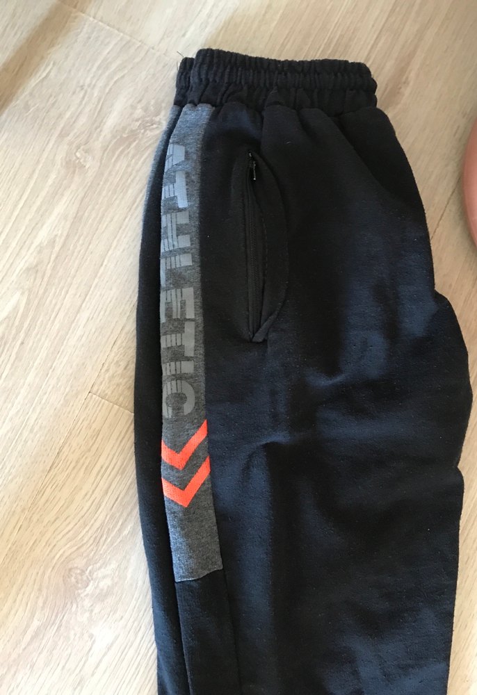 Siyah Erkek Çocuk Bol Kesim Eşofman Altı - Görsel 3