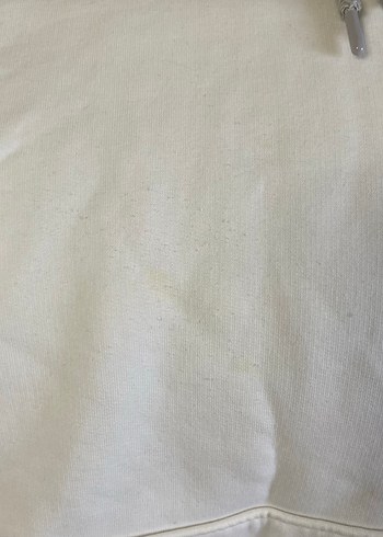 Beyaz Basic Sweatshirt - Görsel 2