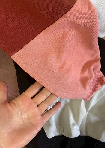 Renkli Kapüşonlu Sweatshirt - Görsel 4