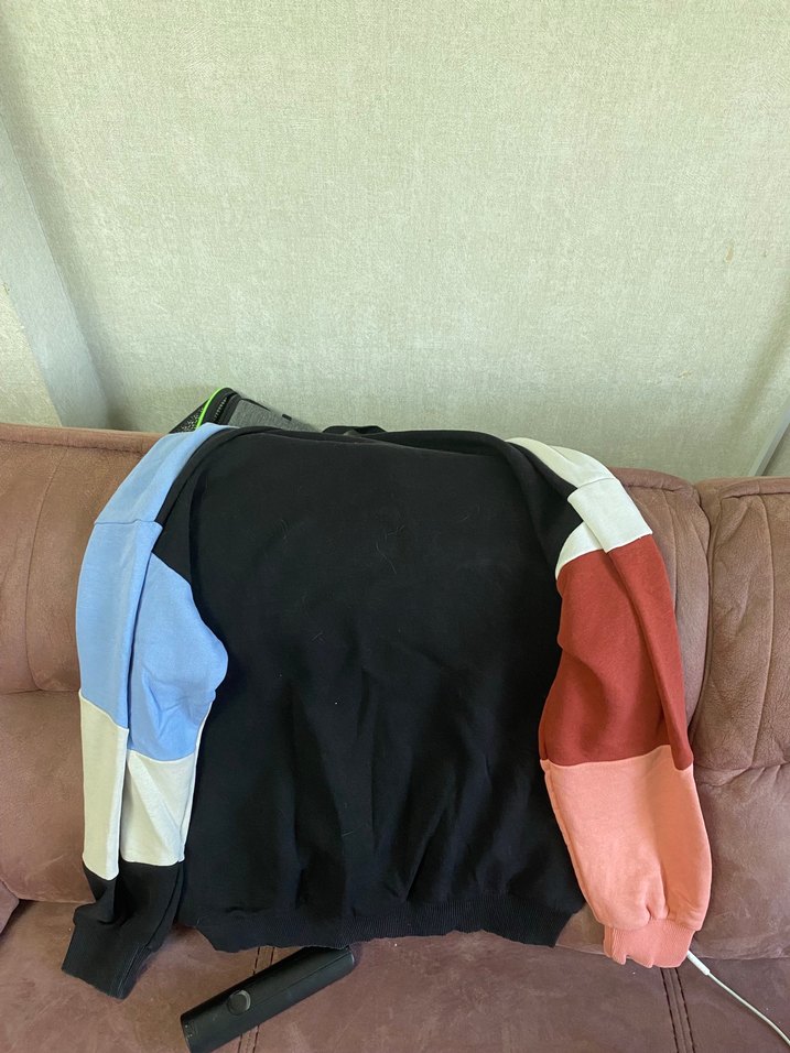 Renkli Kapüşonlu Sweatshirt - Görsel 5