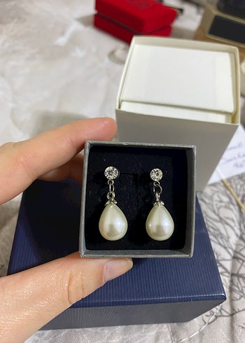 Altın Renkli Simli Midi Küpe - Görsel 4