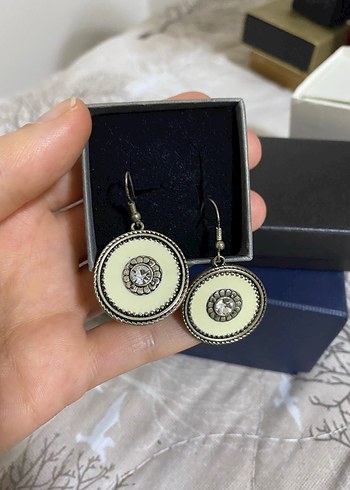 Altın Renkli Simli Midi Küpe - Görsel 10