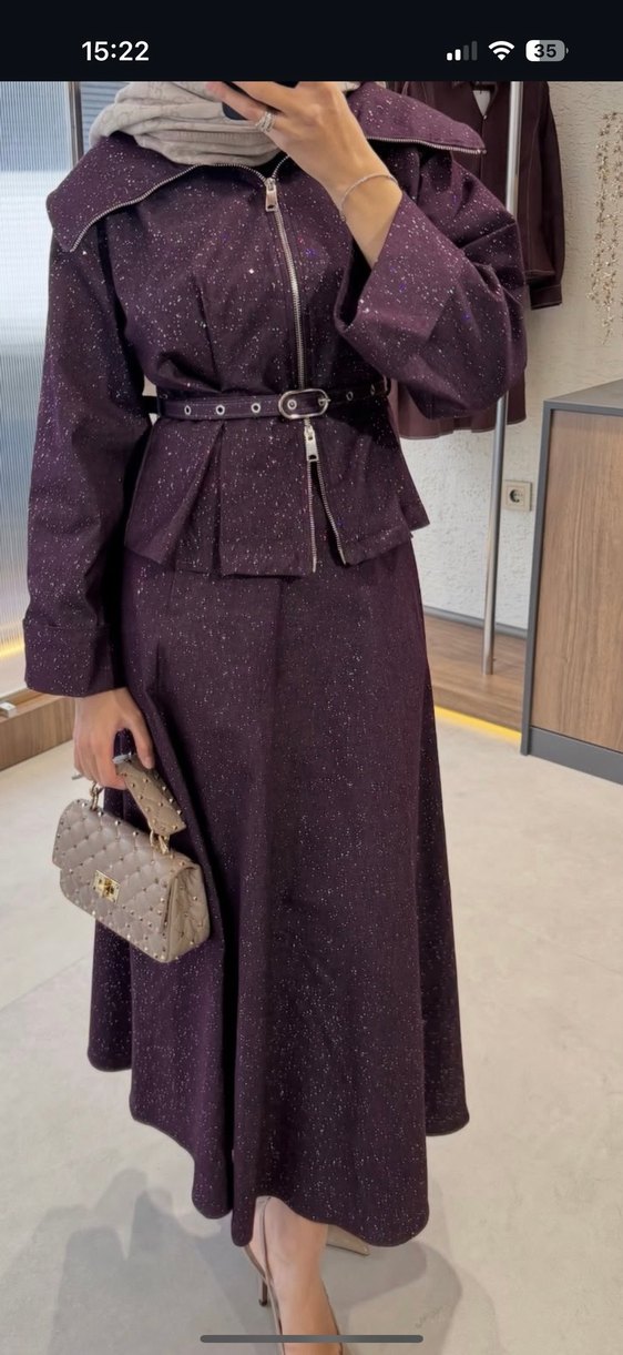 Işıltılı etekli takım - Görsel 3