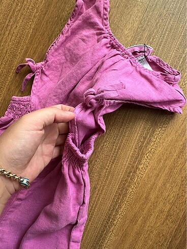 7 Yaş Beden pembe Renk Zara tulum