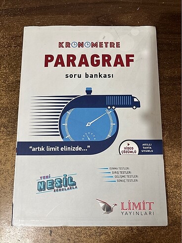 Paragraf soru bankası limit yayınları