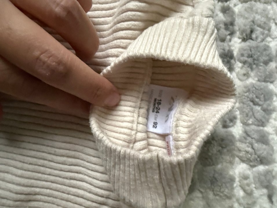 Bej Fitilli Balıkçı Yaka Kadın Kazak - Görsel 2