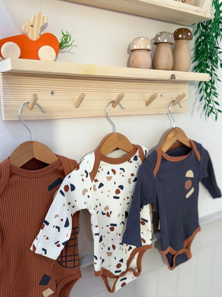 MOZAİK BASKILI UZUN KOLLU 3 LÜ ZIBIN - Görsel 2