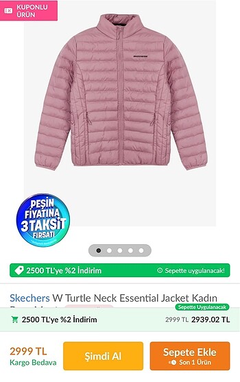 Skechers Kadın Mont