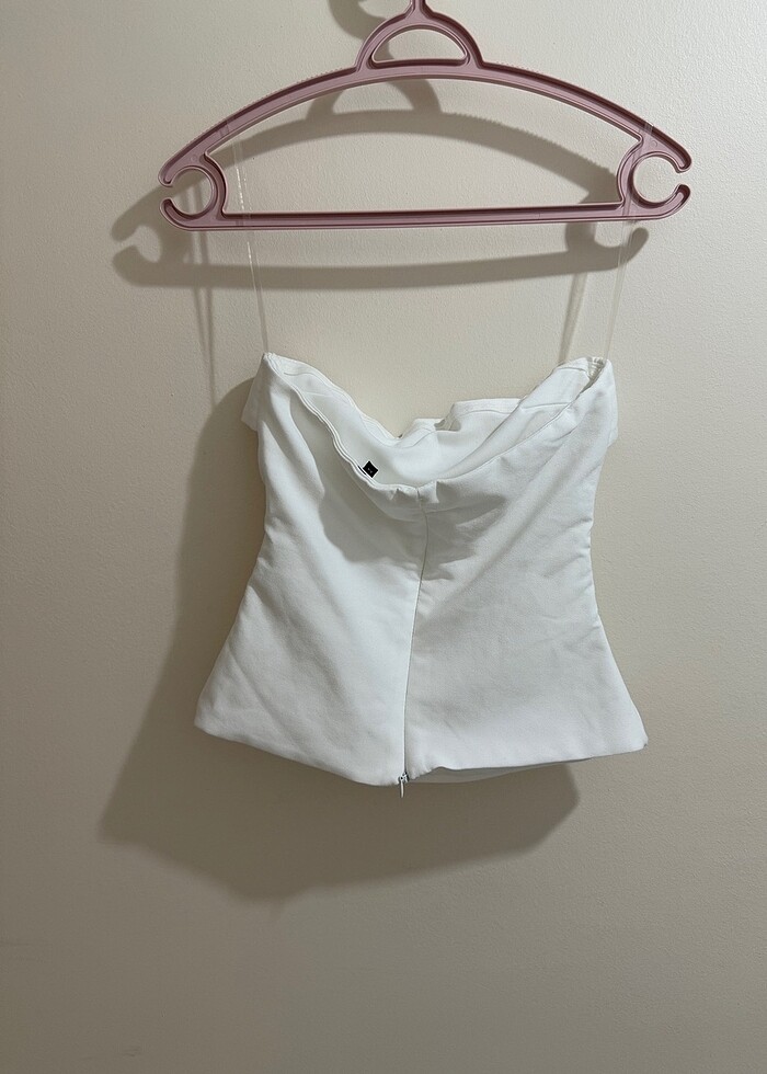 Straplez bluz - Görsel 2