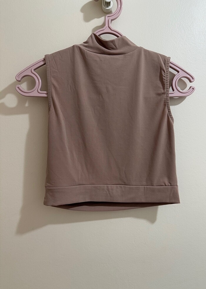 Sıfır kollu bluz - Görsel 3