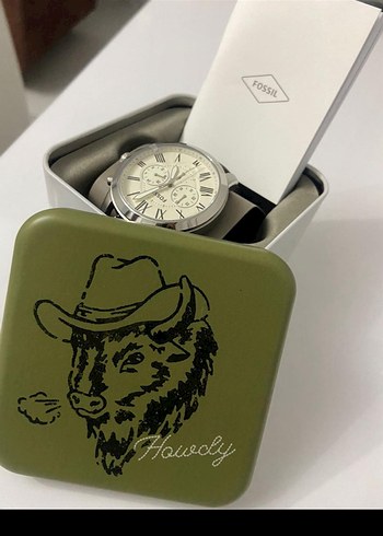 Bohem Vintage Erkek Kol Saati Gri-Khaki