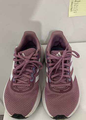 Mor Bağcıklı Kadın Spor Ayakkabı - Görsel 2