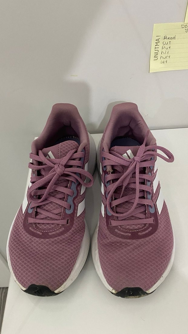 Mor Bağcıklı Kadın Spor Ayakkabı - Görsel 2