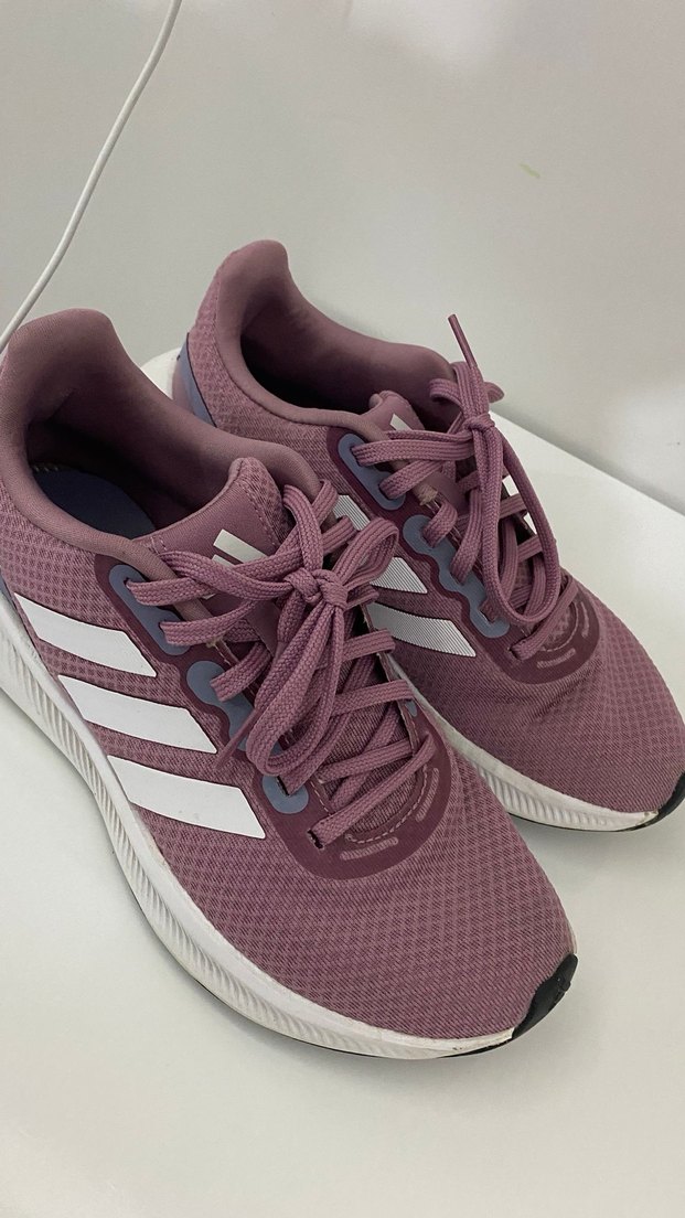 Mor Bağcıklı Kadın Spor Ayakkabı - Görsel 3