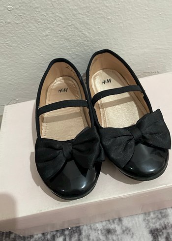 Kız Çocuk Siyah Fiyonk Detaylı Babet - Görsel 4