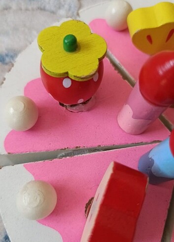 Ahşap dilimli doğumgünü pastası  - Görsel 6