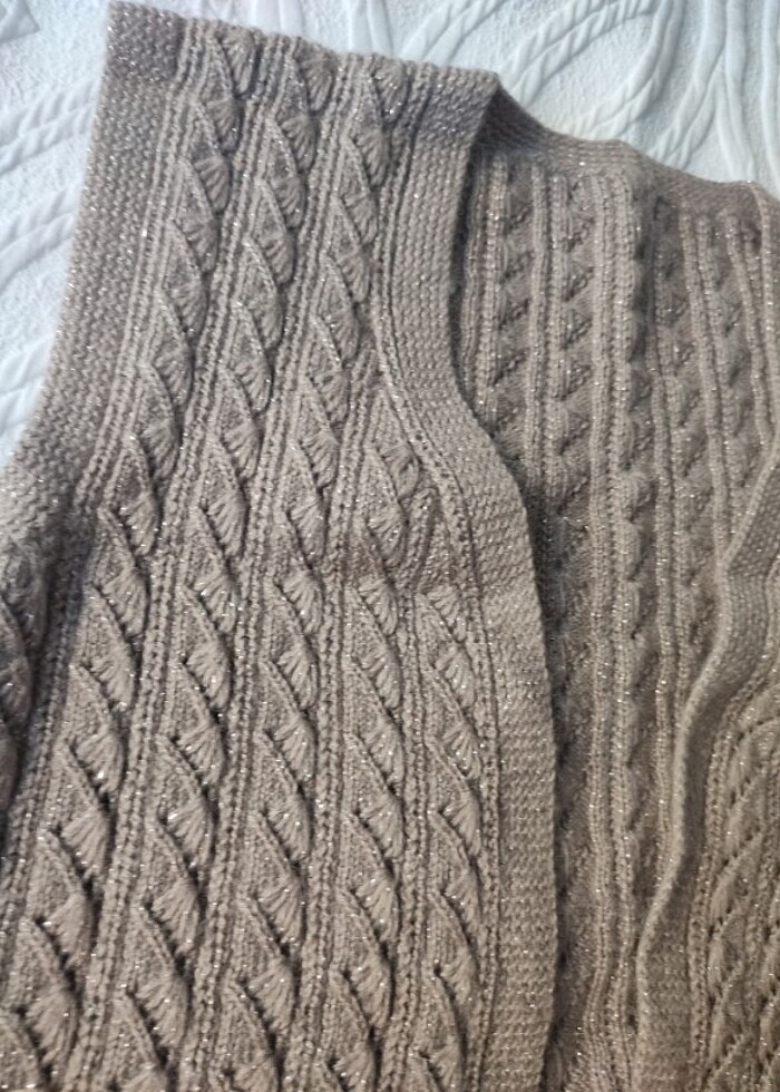 Çeyizlik El örgüsü yelek  - Görsel 3