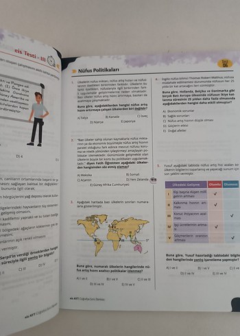 EİS AYT Coğrafya Soru Bankası