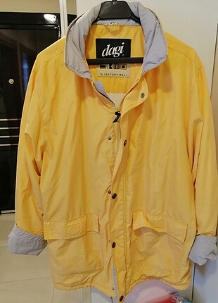 xl Beden Sarı unisex yağmurluk 
