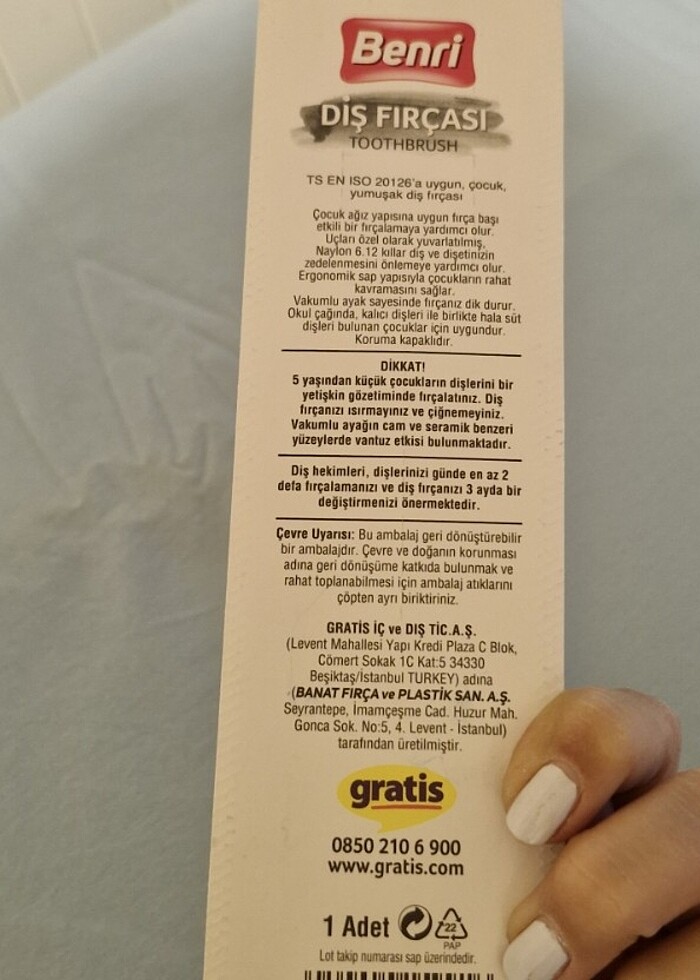 Erkek çocuk dış fırçası.  Paketli ürün. Koruma başlığı ile birli - Görsel 3