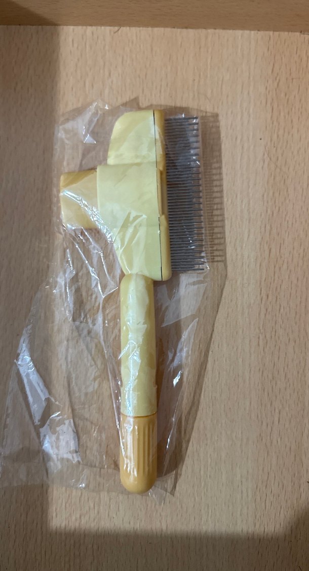 Bej Pastel Kedi Tüy Tarağı - Görsel 2