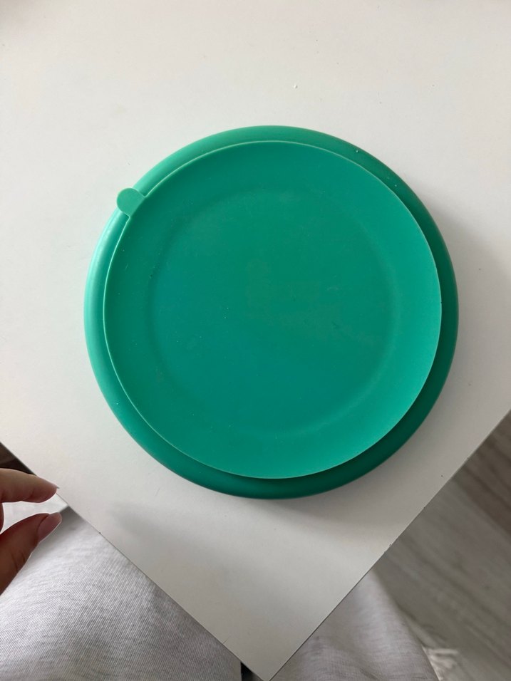 Bölmeli Yeşil Çocuk Tabak - Görsel 2