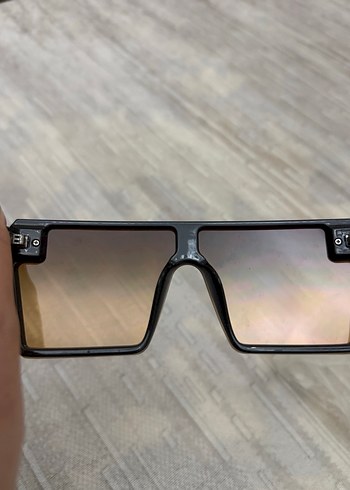 Şeffaf Kahverengi Sokak Stili Kadın Güneş Gözlüğü - Görsel 6