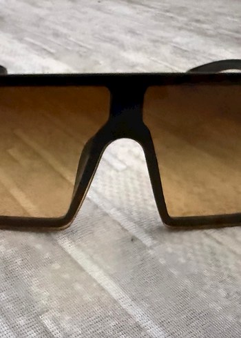 Şeffaf Kahverengi Sokak Stili Kadın Güneş Gözlüğü - Görsel 3