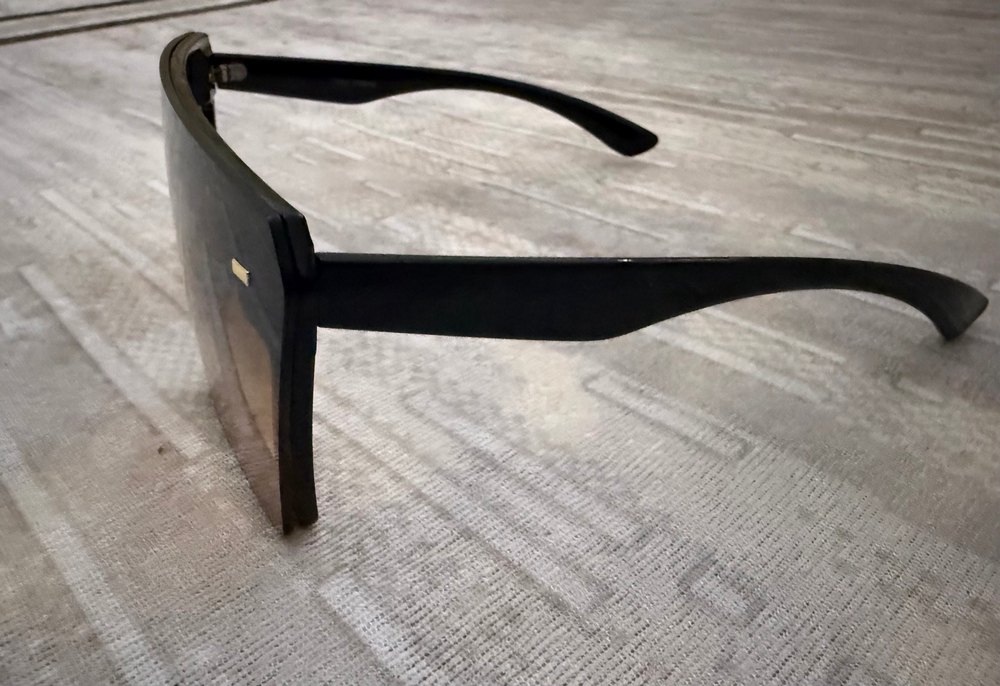 Şeffaf Kahverengi Sokak Stili Kadın Güneş Gözlüğü - Görsel 4