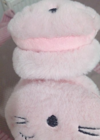 Bej Peluş Ayıcık Kulak  Tutucu - Görsel 3