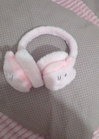 Bej Peluş Ayıcık Kulak  Tutucu - Görsel 2