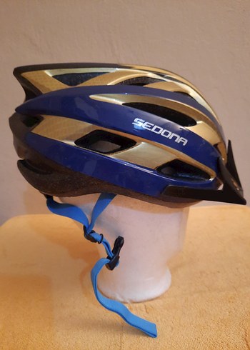Mavi Parlak Sedona Bisiklet Kaskı large - Görsel 5