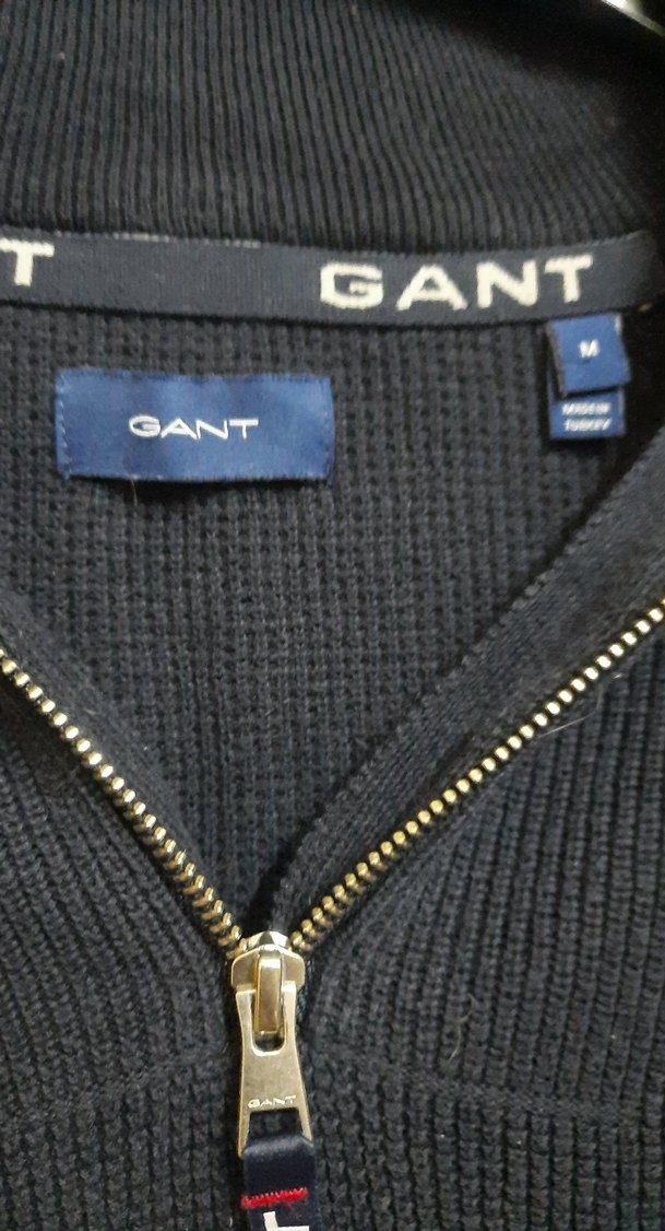 GANT Lacivert Yarım Fermuarlı Triko Kazak — görsel 4/8