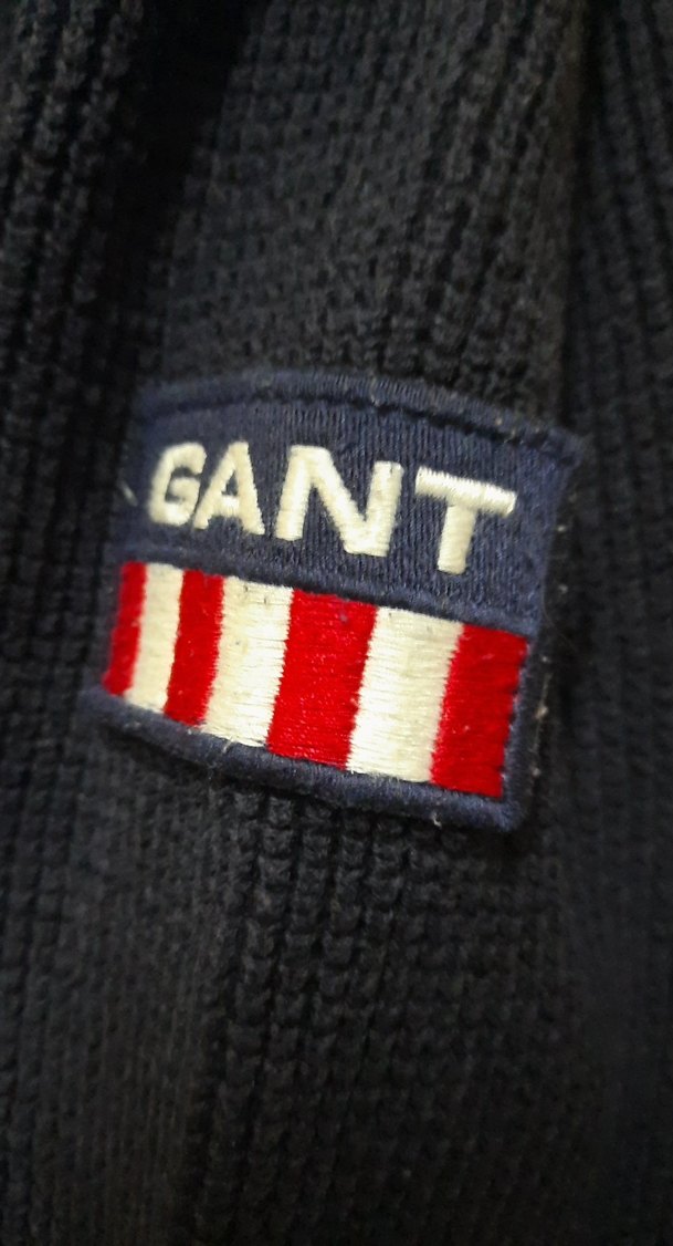 GANT Lacivert Yarım Fermuarlı Triko Kazak — görsel 6/8