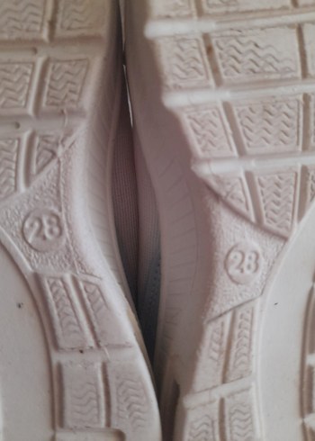 Kız Çocuk Beyaz Spor Ayakkabı Velcro - Görsel 6