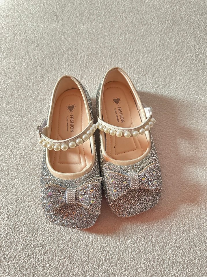 İnci Detaylı  Kız Çocuk Babet - Görsel 5