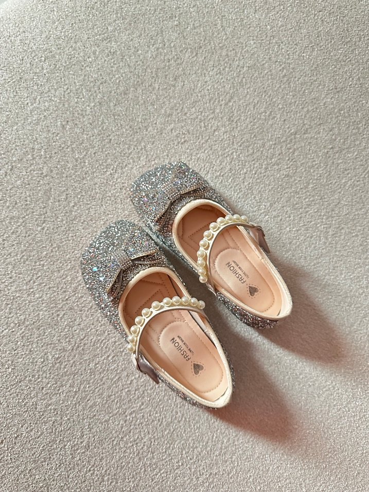 İnci Detaylı  Kız Çocuk Babet - Görsel 4