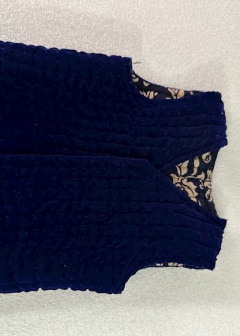 El işi içi pamuk dolu bebek yelek - Görsel 3