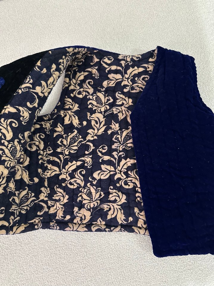 El işi içi pamuk dolu bebek yelek - Görsel 2