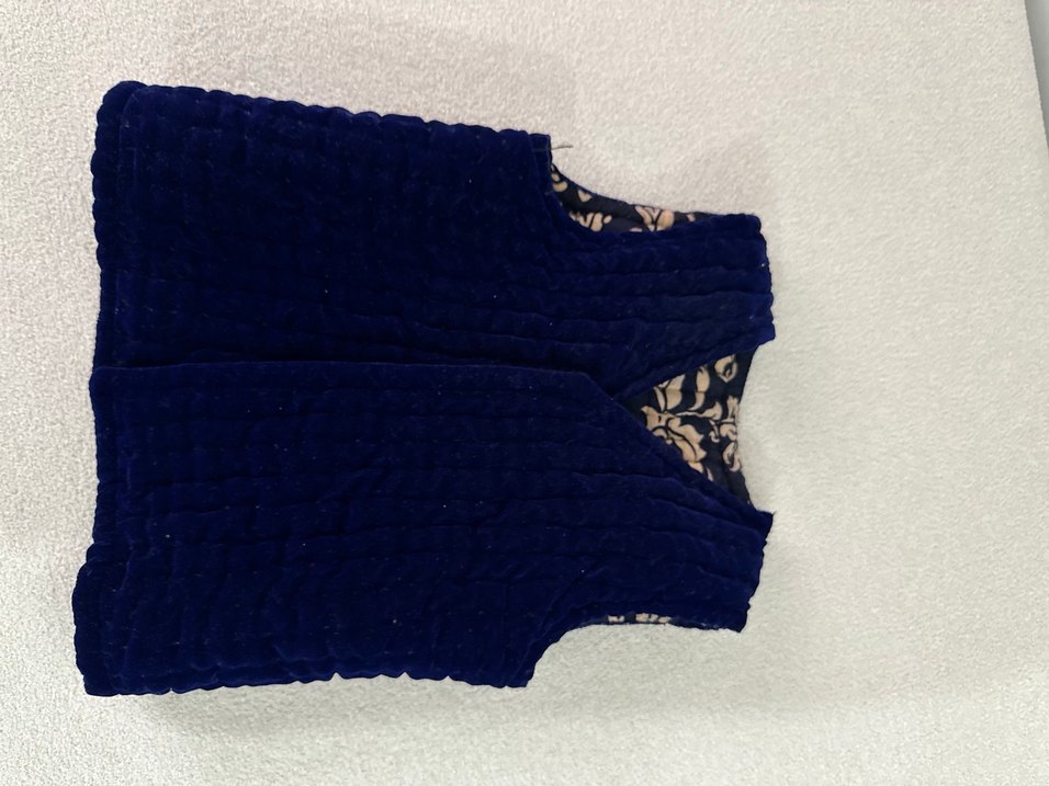 El işi içi pamuk dolu bebek yelek - Görsel 3