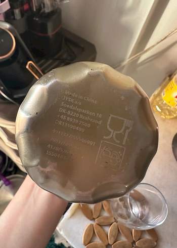 Parlak Altın Renkli Çelik termos - Görsel 3