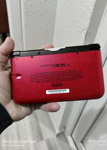 Kırmızı Nintendo 3DS XL Taşınabilir Oyun Konsolu - Görsel 5