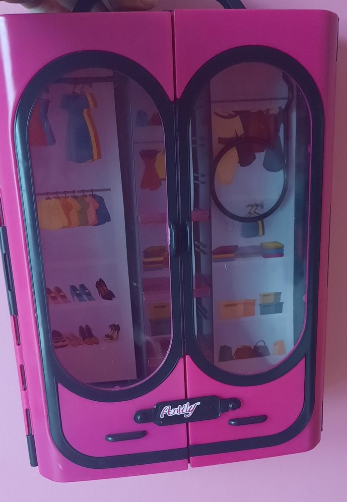 Koyu Pembe Çocuk Dolabı oyuncak - Görsel 3