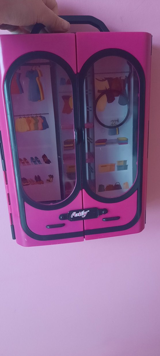 Koyu Pembe Çocuk Dolabı oyuncak - Görsel 4