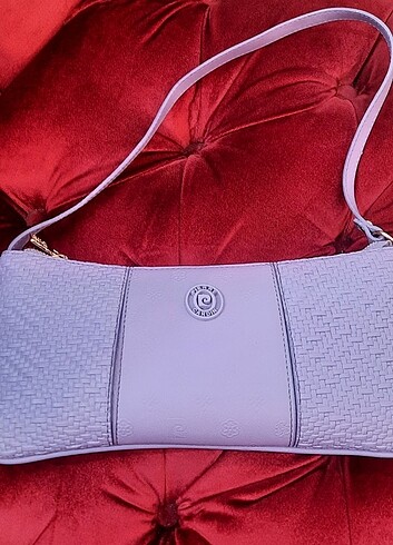 Beden Pierre cardin mor kol çantası 