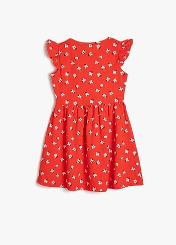 Koton Kids Kiz cocuk kırmızı elbise