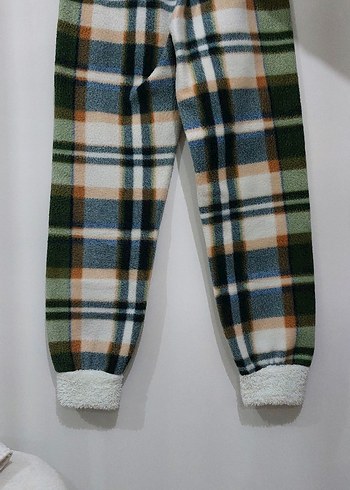 Kadın polar yünlü kışlık pijama altı - Görsel 3