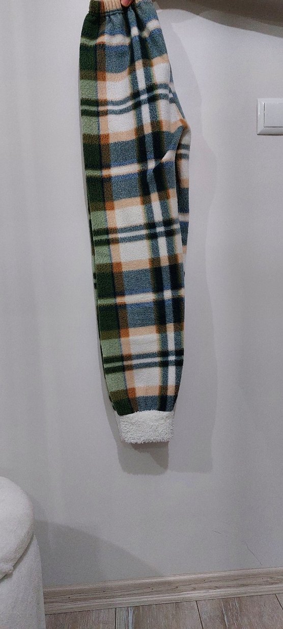 Kadın polar yünlü kışlık pijama altı - Görsel 2