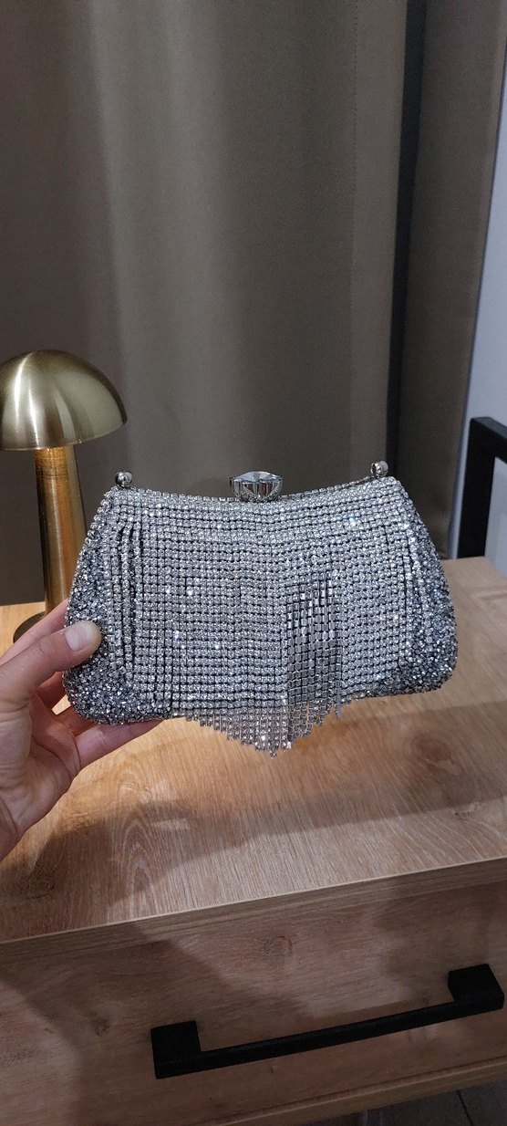 taşlı abiye şık clurch çanta düğün davet - Görsel 2