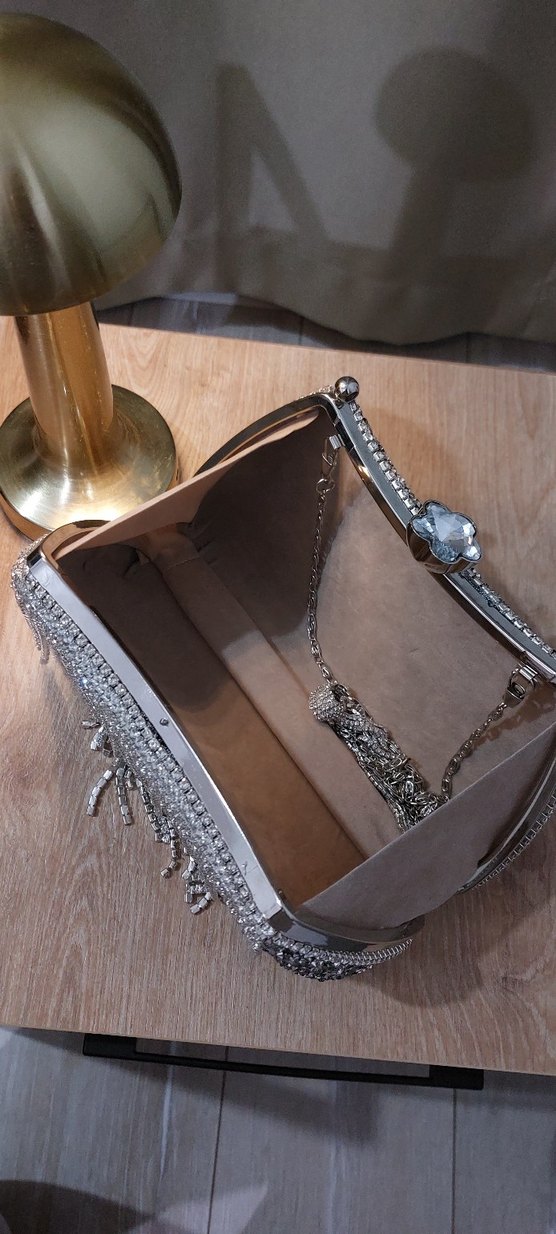 taşlı abiye şık clurch çanta düğün davet - Görsel 5